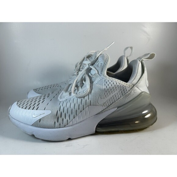 Nike Air Max 270 GS 943345-103 White Running Shoes Youth Size 5Y Womens Size 6.5 main image 4
